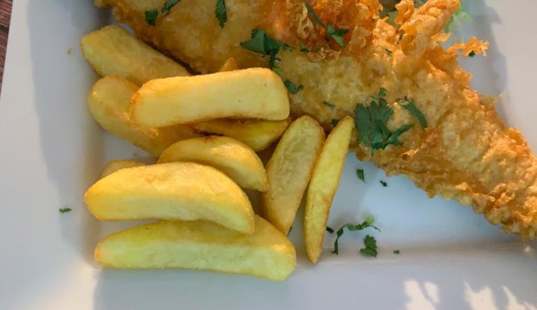 chicken and chips